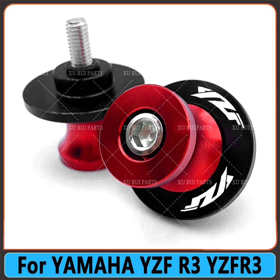 For YAMAHA YZF R3 YZFR3 CNC Motorcycle Swingarm Spools Slider Stand Screws 6MM - Image 1 of 1