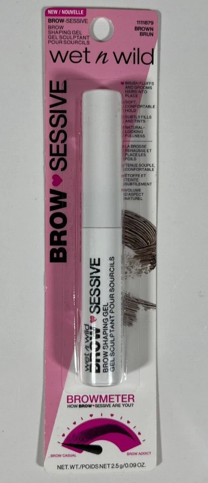 Wet N Wild Brow Sessive Shaping GEL Brown 0.09 Oz (2.5 G)