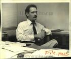 1980 Press Photo Lt. Graymond Martin, Commander Of Sex Crimes Unit - Nob81889