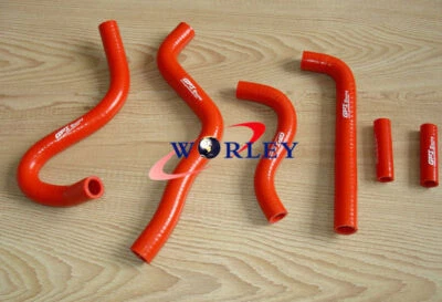 For Kawasaki KX250 KX 250 1999-2002 99 00 01 02 Silicone radiator hose RED - Image 1 of 4
