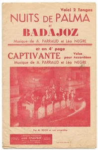 Nuits de PALMA, BADAJOZ & CAPTIVANTE Musique de A.PARRAUD & Léo NEGRE Chavrot - Picture 1 of 2