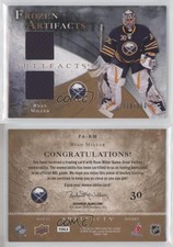 2010-11 Upper Deck Artifacts Frozen Artifacts Jersey /150 Ryan Miller #FA-RM