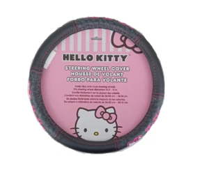 New Sanrio Hello Kitty Collage Car Truck Suv Universal Fit Steering Wheel Cover - Picture 1 of 5