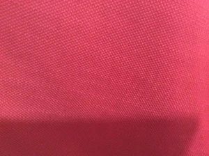 BRIGHT CHERRY RED WOVEN COTTON Upholstery HOME DECOR Fabric - Picture 1 of 3