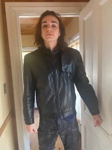 Christian Dior Leather jacket vintage 1980’s - Picture 1 of 8