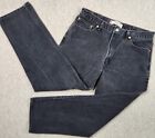 Levi's 550 Men's Vintage Black Cotton Denim Jeans 38X32 (37.5X31) Relaxed Usa