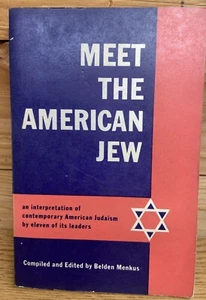 Meet the American Jew compiled and edited by Belden Menkus - Imagen 1 de 5