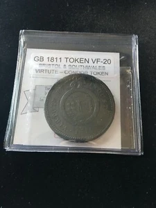 1811 Token Bristol & South Wales - United Kingdom 1 Penny, Coin Mart **VF-20** - Picture 1 of 7