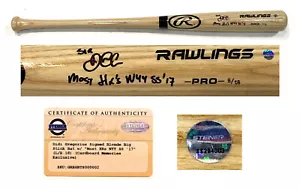Didi Gregorius signed bat most HR NYY SS 17 Steiner COA /18 Ny Yankees Rare - Picture 1 of 8