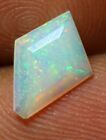 Natural Ethiopian Fire Opal Loose Gemstone Faceted opal Stone 0.65 Ct SHF