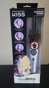 Kiss Products KACI01 Instawave Automatic Ceramic Curling Iron 1 in Black White. - Picture 1 of 6