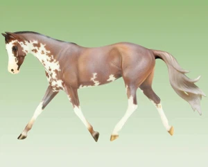 Modelo de caballo de doma occidental de pura sangre Breyer 1877 Full Moon Rising escala 1:9 - Imagen 1 de 3