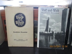 2 VOLK UND WELT PEOPLE AND THE WORLD MAGAZINE SEPT 1938 AND MAR 1940 , GERMAN - Imagen 1 de 1