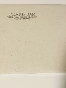 Pearl Jam Live West Palm Beach Florida Aug 9 2000 Concert 2 CD Sealed 30 - Imagen 1 de 3