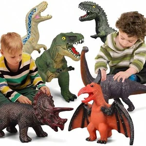 Gzsbaby 6 Piece Jumbo Dinosaur Toys For Kids And Toddlers, Dinosaur Toys-Popular - Picture 1 of 7