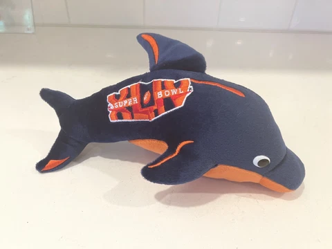 Super Bowl XLI V 54 Plush Dolphin NO Saints  Ind. Colts Miami, FL. NFL  Brees Cover