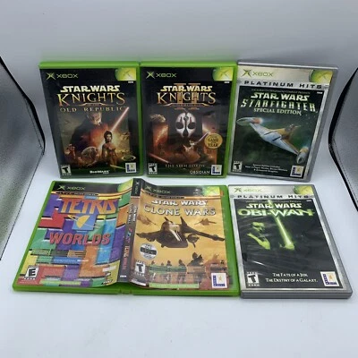 Star Wars: Obi-Wan Starfighter Clone Wars Tetris Knights Old Republic 1 2 (XBOX) Foto 1 de 4