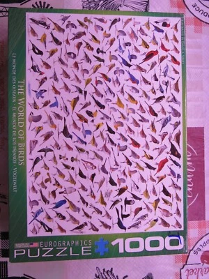 Rompecabezas World of Birds - 1000 piezas - Marca Eurographics Foto 1 de 3