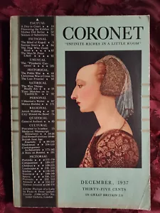 RARE CORONET December 1937 FRANK LLOYD WRIGHT MEYER LEVIN TALIESIN - Picture 1 of 1