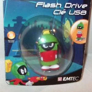 vintage ✰ NIP Emtec Looney Tunes 8gb Flash Drive MARVIN MARTIAN Sealed US Seller - Picture 1 of 5