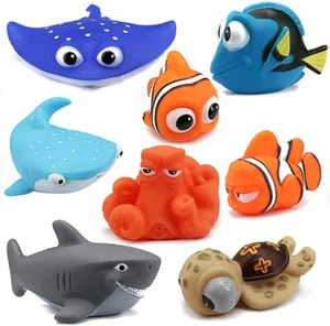 Kids Bath Toys Finding Dory Nemo Bath Squirte Floating Squirt Bath Toy 8Pcs - Picture 1 of 7