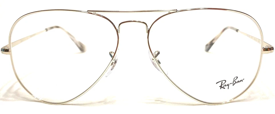 Original Ray Ban Eyeglasses Frames Rx6489 2501 58mm Silver Aviator