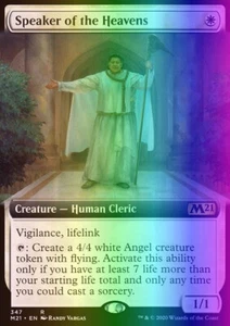 MTG Magic the Gathering Speaker of the Heavens (347/470) Core Set 2021 LP FOIL - Picture 1 of 1