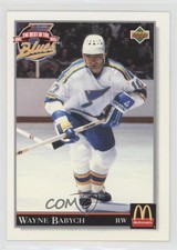 1992 Upper Deck McDonald's/Coca-Cola The Best of St Louis Blues Wayne Babych #10