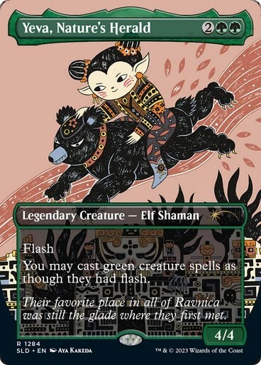 MTG - Yeva, Nature's Herald - Borderless - Secret Lair - Magic the Gathering - Bild 1 von 1