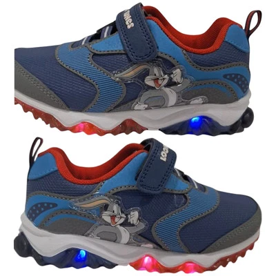 LOONEY TUNES Zapatillas Niños Iluminadas Talla 9 Nuevas (17cm) Foto 1 de 4