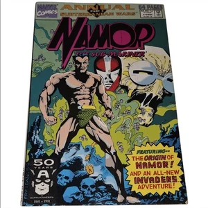 Namor the Sub-Mariner Annual #1 (1991) Marvel Comic – Subterranean Wars - Picture 1 of 3