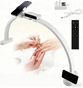 Halbmondlampe, 29 Zoll faltbare LED, Nail Tech, Wimpernverlängerung, Makeup, Tat - Bild 1 von 8