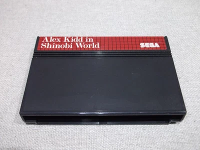 Master System -  alex kidd in shinobi world  - cart only - Image 1 of 4