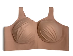 Evelyn Bobbie The Beyond Bra 2XL Tan Stretch Comfort Back Closure XXL - Picture 1 of 6
