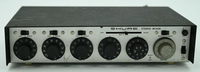 VINTAGE Shure Brothers M688 Vintage Stereo Microphone Mic Mixer - Image 1 of 4