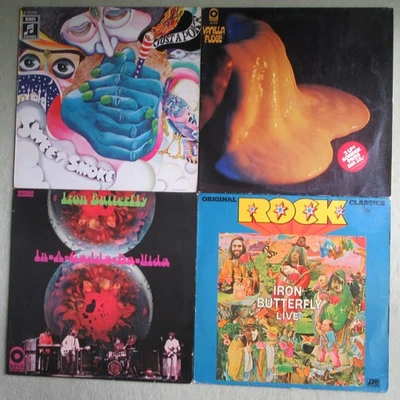 SWEET SMOKE VANILLA FUDGE IRON BUTTERFLY, 4 x Vinyl LP, Just A Poke In-A-Gadda - Bild 1 von 4