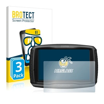 3 Pezzi Pellicola Protettiva Vetro per Garmin zumo 595LM Protezione Proteggi - Immagine 1 di 4