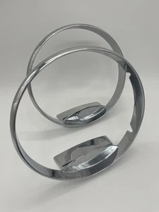 Nambé MT0398 Forever Collection Double 5x7 Picture Frames Steve Cozzolino read - Picture 1 of 7