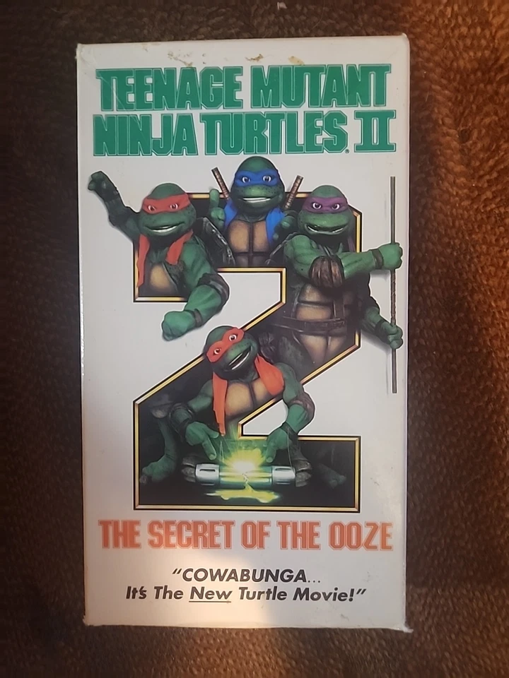 Teenage Mutant Ninja Turtles II: The Secret of the Ooze 1991 VHS New Line Cinema - Image 1 of 2