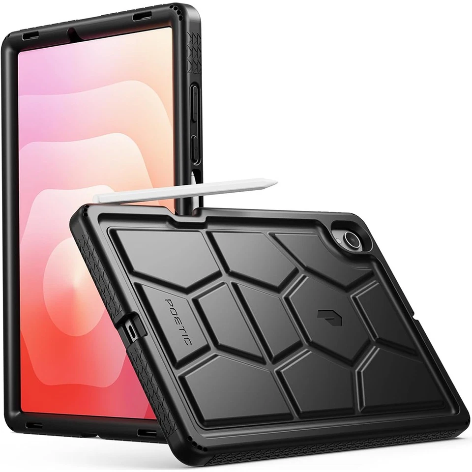 Poetic For Samsung Galaxy Tab S11 Case Kids Friendly Silicone Cover Black