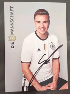 Mario Götze original signierte Autogrammkarte,autograph,DFB,WM 2014,Frankfurt - Bild 1 von 2