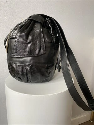 Bolso de mano Barbara Miller de cuero genuino para mujer Foto 1 de 4