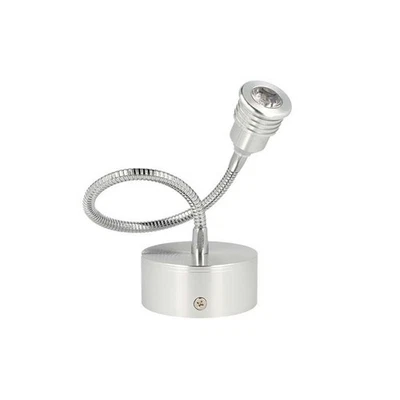 Applique Faretto Lampada Led Da Parete e Muro Flessibile Bianco Neutro 1W 220V - Immagine 1 di 3