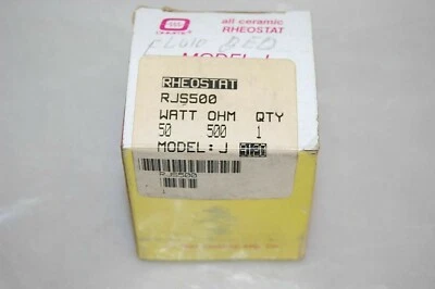 Керамический реостат Ohmite RJS500 модель J 500 Ом 50 Вт - Изображение 1 из 4