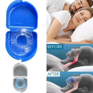 Anti Snore Mouthpiece Mouth Guard Stop Snoring Grinding Sleep Aid Mouthguard - Picture 1 of 14