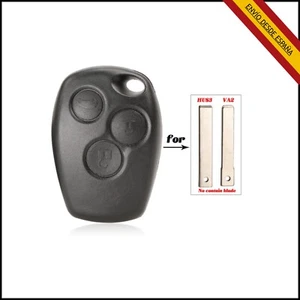MANDO 3 BOTONES PARA RENAULT DACIA NISSAN CLIO KANGOO CARCASA LLAVE VA2 HU83 - Imagen 1 de 5