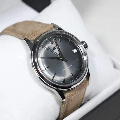 Orient Bambino Gray Dial Beige Leather Strap Men's Classic Watch RA-AC0M13N30B - Image 1 of 4