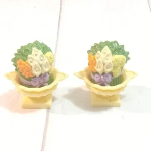 Fisher Price Loving Family Dream Dollhouse Replacement Plant Stands Flowers - Picture 1 of 4