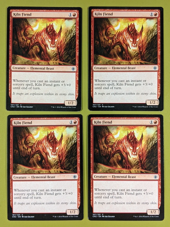 Kiln Fiend x4 Conspiracy: Take the Crown 4x Playset Magic the Gathering MTG - Image 1 of 1