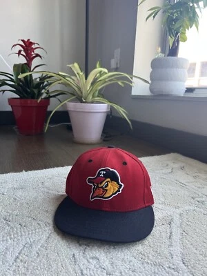 RED Toledo Mud Hens New Era 59FIFTY Hat Size 6 3/4 MiLB MINOR LEAGUE BASEBALL - Image 1 of 4